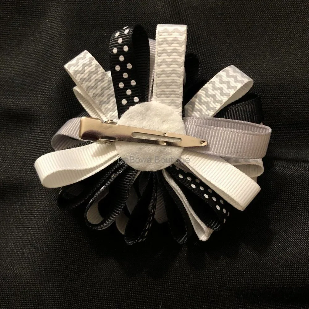 Black, White & Grey  3 1/2